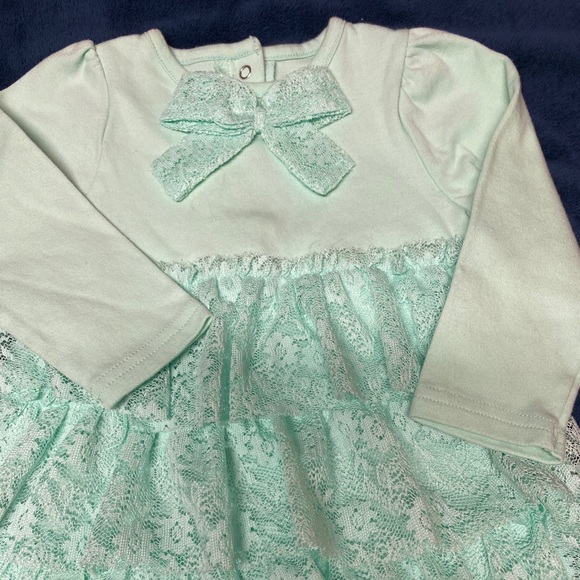 18 mos Mint long sleeved dress - Picture 1 of 2